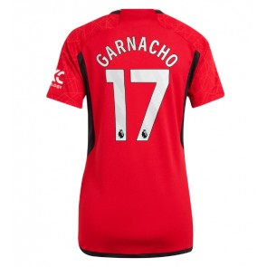 Manchester United Alejandro Garnacho #17 Hjemmebanetrøje Dame 2023-24 Kort ærmer